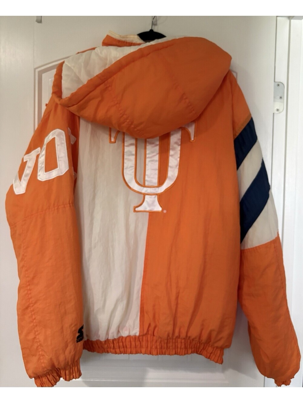 University Of Tennessee Starter  Puffer Jacket Mens VOLS Rare Vintage